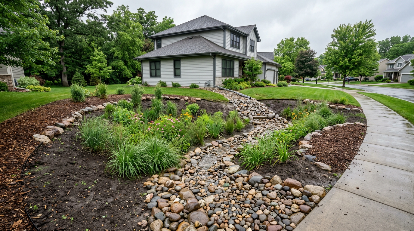 Front or side yard landscape planting Charleston SC