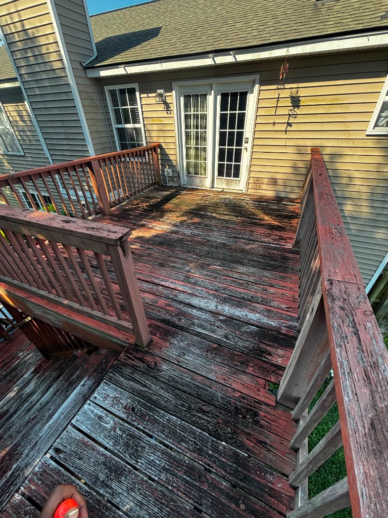 Deck surface prior photo